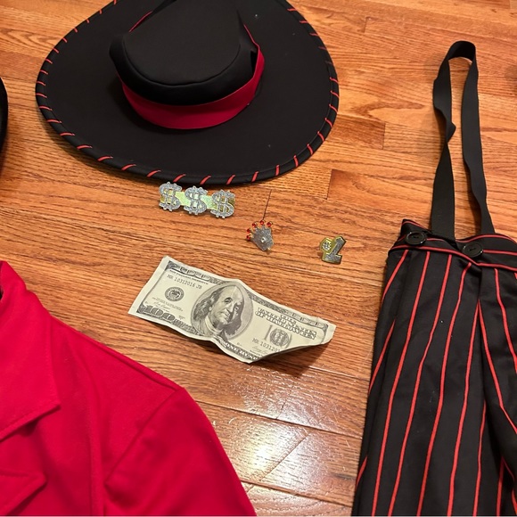 CALIFORNIA COSTUMES PIMP DADDY Men’s size Xl Full Get Up Costume Halloween - Picture 8 of 8